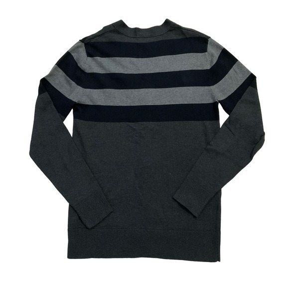 Refectory London Men Gray Black Knit Sweater Size S (38-13) - Picture 2 of 6